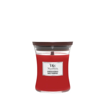 Woodwick Crimson Berries Świeca Zapachowa z Drewnianym Knotem, 85g