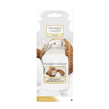 Yankee Candle Car Jar Soft Blanket, Zapachowa Zawieszka do Samochodu