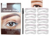 Eyebrow Stamp Light Brown, Zestaw Stempel do Brwi Jasny Brąz, Szablony, Szczoteczka