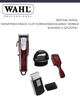 Wahl Professional Zestaw Magic Clip Cordless, Mobile Shaver, Szczotka Fade, Kartacz