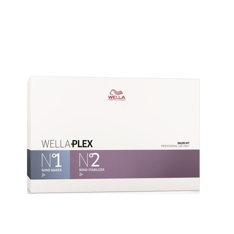Wella Plex Salon Kit, 1x No.1 Bond, 2x No. 2 Bond Stabilizer Maker, Zestaw Regenerujący Wiązania Podczas Zabiegów Technicznych, 3x 500ml