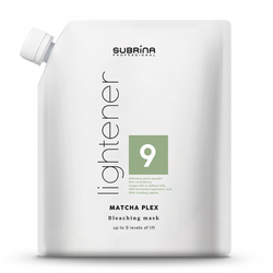Subrina Matcha Plex Cream, Wysokowydajny Rozjaśniacz do 9 Tonów z Plexem i Kwasem Hialuronowym, 500g