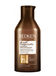  Redken All Soft Mega Curls Conditioner, Odżywka Nawilżająca do Suchych i Kręconych Włosów, 300ml