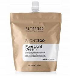 Alter Ego Pure Light Cream Lightener  - Krem Rozjaśniający Włosy, Rozjaśniacz w Kremie, 500g