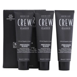 American Crew Precision Blend Shades Odsiwiacz do włosów 3x40ml - (2-3) Dark - odcień ciemny