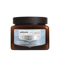 ArganiCare Biotin Hair Masque, Maska z Biotyną, Wzmacnia i Nawilża Włosy, Przyśpiesza Wzrost Włosów, 500ml