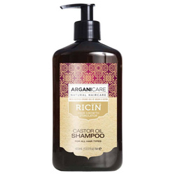 ArganiCare Castor Shampoo Szampon Stymulujący Porost Włosów z Olejem Rycynowym 400ml