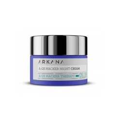 Arkana A-QS Hacker Night Cream, Krem Na Noc Regulujący Mikrobiom Skóry, 50ml