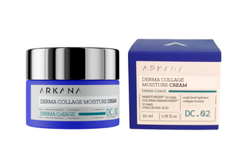 Arkana Derma Collage Moisture Cream, Kompleksowy Krem Nawilżający i Odbudowujący z Kolagenem, 50ml