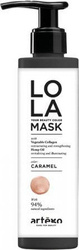 Artego Lola Color Mask - Maska odświeżająca kolor do włosów farbowanych i naturalnych, Carmel, 200ml