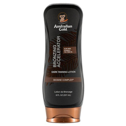 Australian Gold Bronzing Accelerator Dark Tanning Lotion, Przyspieszacz Opalania, Balsam Samoopalający, Ciemny, 237ml