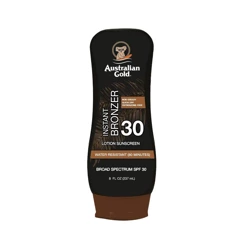 Australian Gold Lotion Sunscreen SPF 30 with Instant Bronzer, Balsam do Opalania z Bronzerem i Filtrem UV, 237ml