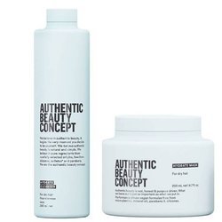 Authentic Beauty Concept Hydrate Cleanser, Mask - Szampon, Maska Nawilżająca, 300ml, 200ml