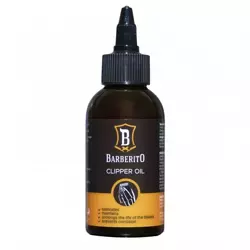 Barberito Clipper Oil, Oliwka do Pielęgnacji i Konserwacji Ostrzy Wszystkich Rodzajów Maszynek 100ml