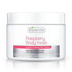 Bielenda Professional Raspberry Body Mask Malinowa Maska do Ciała z Bio-Kofeiną z Guarany 600g