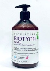 Bioelixire Biotyna Maska do Włosów Cienkich Słabych i Bez Objętości 500ml