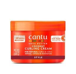 Cantu Shea Butter Coconut Curling Cream, Krem do Stylizacji i Pielęgnacji Włosów Kręconych, 340g