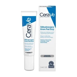 CeraVe Eye Repair Cream, Odbudowujący i Nawilżający Krem Pod Oczy z Kwasem Hialuronowym, 14ml