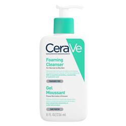 CeraVe Foaming Cleanser, Nawilżający Żel Myjący i Oczyszczający do Twarzy z Kwasem Hialuronowym, 236ml