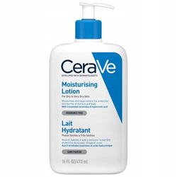 CeraVe Moisturising Lotion, Nawilżająca Emulsja do Suchej Skóry z Kwasem Hialuronowym, 473ml