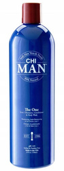 Chi Man The One - 3-In-1 Shampoo, Conditioner And Body Wash, Szampon, Odżywka i Żel Pod Prysznic, 739ml