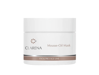 Clarena Mousse-Oil Mask, Regenerująca i Odżywcza Maska-mus do twarzy z Egzosomami i Senolitykami, 100ml