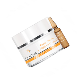 Clarena Power Cream +100% Vit C AA2G Krem ze 100% Aktywną Witaminą C100ml + 3ml