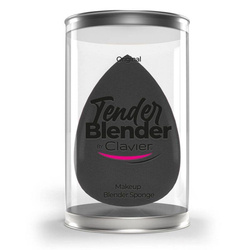 Clavier Gąbka do Makijażu ŁEZKA, Tender Blender, Super Miękka, Czarna