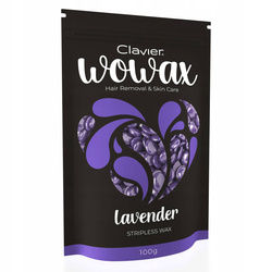 Clavier Wowax Perełki Wosk do Depilacji Lavender 100g