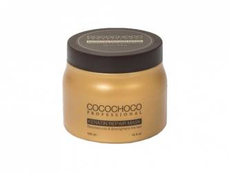 CocoChoco Keratin Mask, Maska Która Odbuduje, Naprawi i Uzupełni Ubytki w Zniszczonych Włosach, 500ml