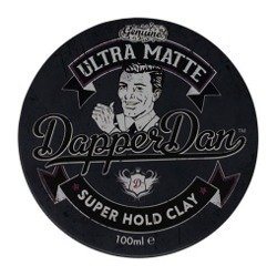 Dapper Dan Ultra Matte Super Hold Clay, Super Mocna Matowa Glinka do Włosów 100ml