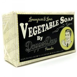 Dapper Dan Vegetable Soap Lemongrass & Lumes Wegetariańskie Mydło O Zapachu Trawy Cytrynowej i Limonki 190g