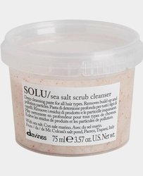 Davines SOLU Sea Salt Scrub Cleanser - Głęboko Oczyszczająca Pasta, Peeling do Skóry Głowy, 75ml