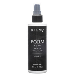 Diana Beauty Form Me Up Power Curl Fluid Leave In, Fluid do Włosów Kręconych Definiujący i Dyscyplinujący Loki, 200ml