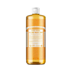 Dr. Bronner's 18-in-1 Liquid Soap Citrus-Orange, Mydło Kastylijskie w płynie 18w1 Cytrusowo-pomarańczowe, 945ml