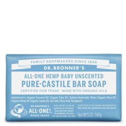 Dr. Bronner's Bar Soap Baby Mild Organiczne Mydło do Ciała 140g