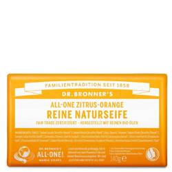 Dr. Bronner's Bar Soap Citrus Orange Organiczne Mydło do Ciała, Cytrusowe 140g