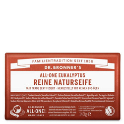 Dr. Bronner's Bar Soap Eucalyptus Organiczne Mydło do Ciała, Eukaliptus 140g