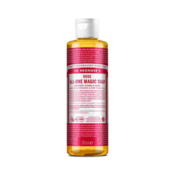 Dr. Bronner's Rose All One Magic Soap Organiczne Mydło do Ciała, Różane 475ml