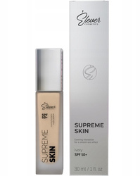 Elever Cosmetics Supreme Skin, Kryjący Podkład o Satynowym Wykończeniu z Filtrem SPF 50+, Ivory