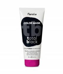 Fanola Color Mask Total Black - Maska Koloryzująca Czarna, 200ml