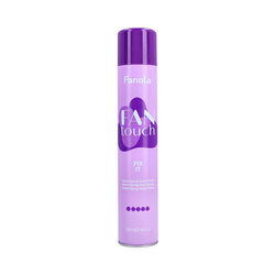 Fanola Fan Touch Fix It Extra Strong Hair Spray, Bardzo Mocny Lakier do Włosów z Termoochroną, 500ml