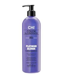 Farouk Chi Ionic Color Illuminate Shampoo Platinium Blonde Ph 5.5 Szampon Neutralizujący Żółte Refleksy 355ml