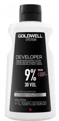 Goldwell System Lotion Developer Woda Utleniona w Kremie Topchic, Oxycur 1000ml - 9%,