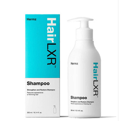 Hermz HairLXR Strenghten and Restore Shampoo Szampon Przeciw Wypadaniu Włosów, 300ml