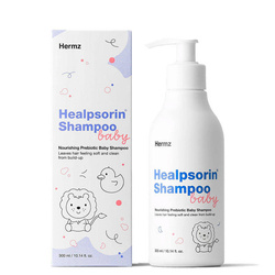 Hermz Healpsorin Nourishing Baby Shampoo Delikatny Szampon Dla Dzieci z Prebiotykami, 300ml