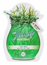 Holika Holika Tea tree Juicy Mask Sheet, Maseczka do Twarzy Oczyszczająco Ściągająca, 20ml