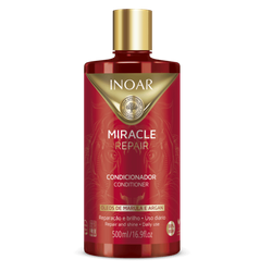 INOAR Miracle Repair Conditioner, Odżywka Silnie Regenerująca Włosy, 500ml