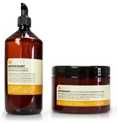 Insight Antioxidant Rejuvenating Shampoo Mask Zestaw Szampon Maska Odmładzająca z Ekstraktem z Marchwi 900ml 500ml