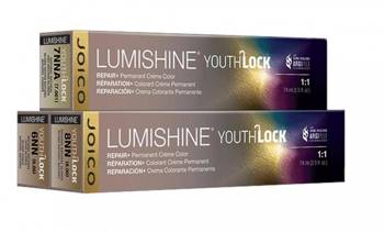 Joico Lumishine Youthlock - Farba z Plexem i Kolagenem, Pokrywająca Siwe Włosy, 74ml - 10NNG